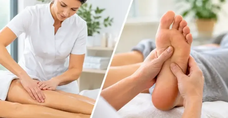 Lymphdrainage oder Fußreflexzonenmassage Weiterbildung